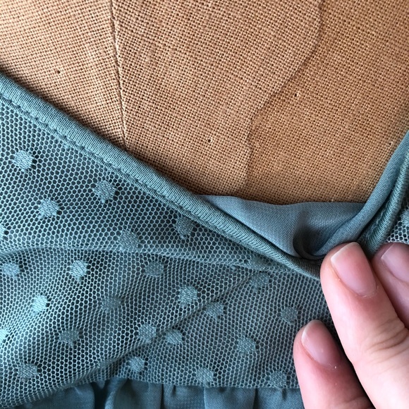 LOFT Dot Ruffle Tank - Picture 3 of 7